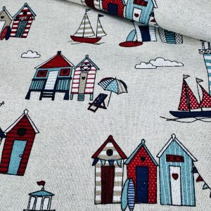Tessuto d'Arredo "Cabine sul Mare"
