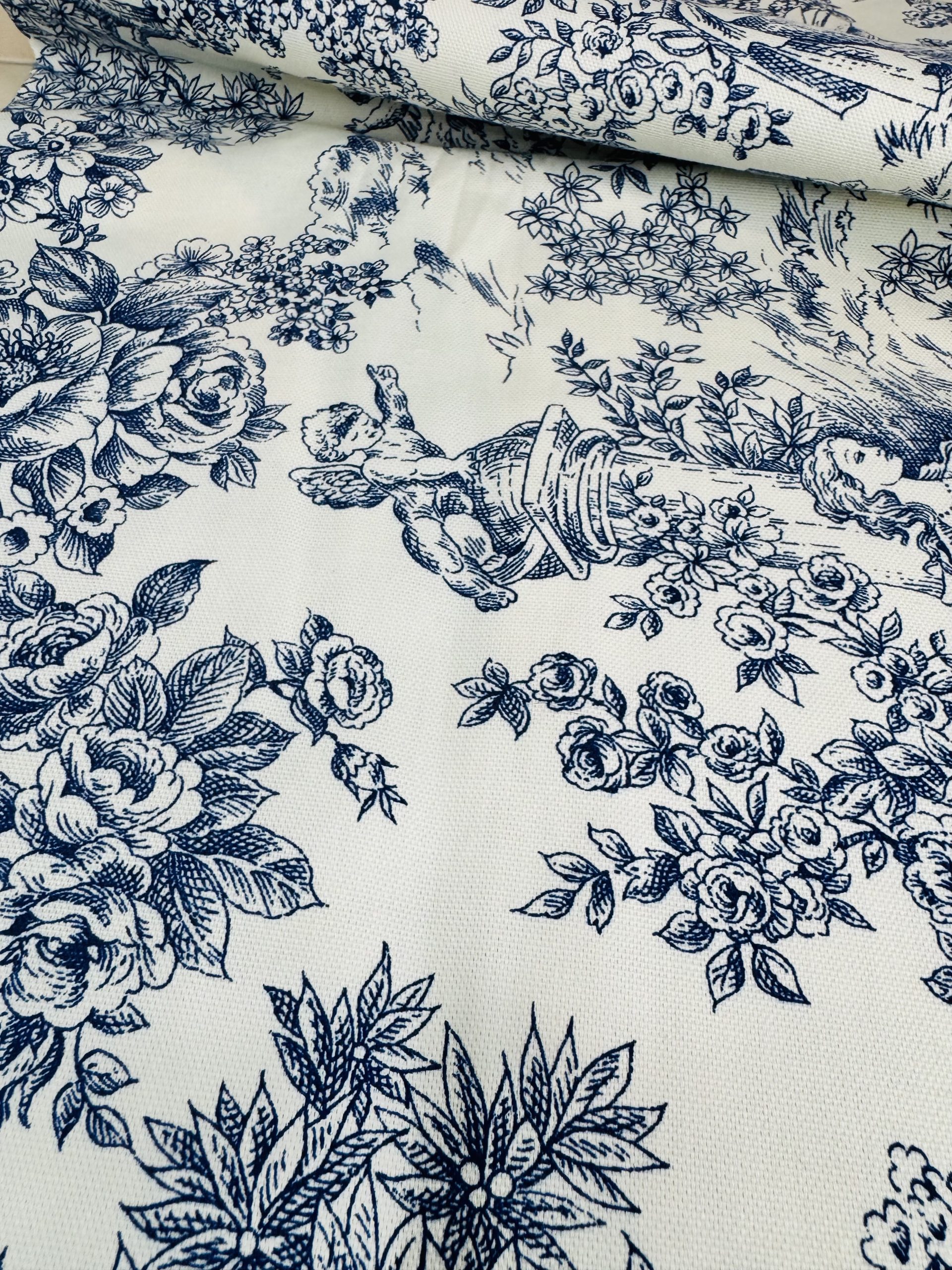 Tessuto d'Arredo Toile de Jouy