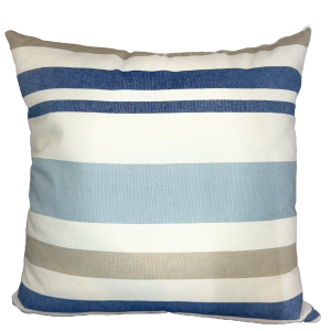Cuscino "Righe Blu 60x60cm"