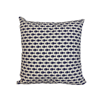 Cuscino "Sardina Blu 60x60cm"