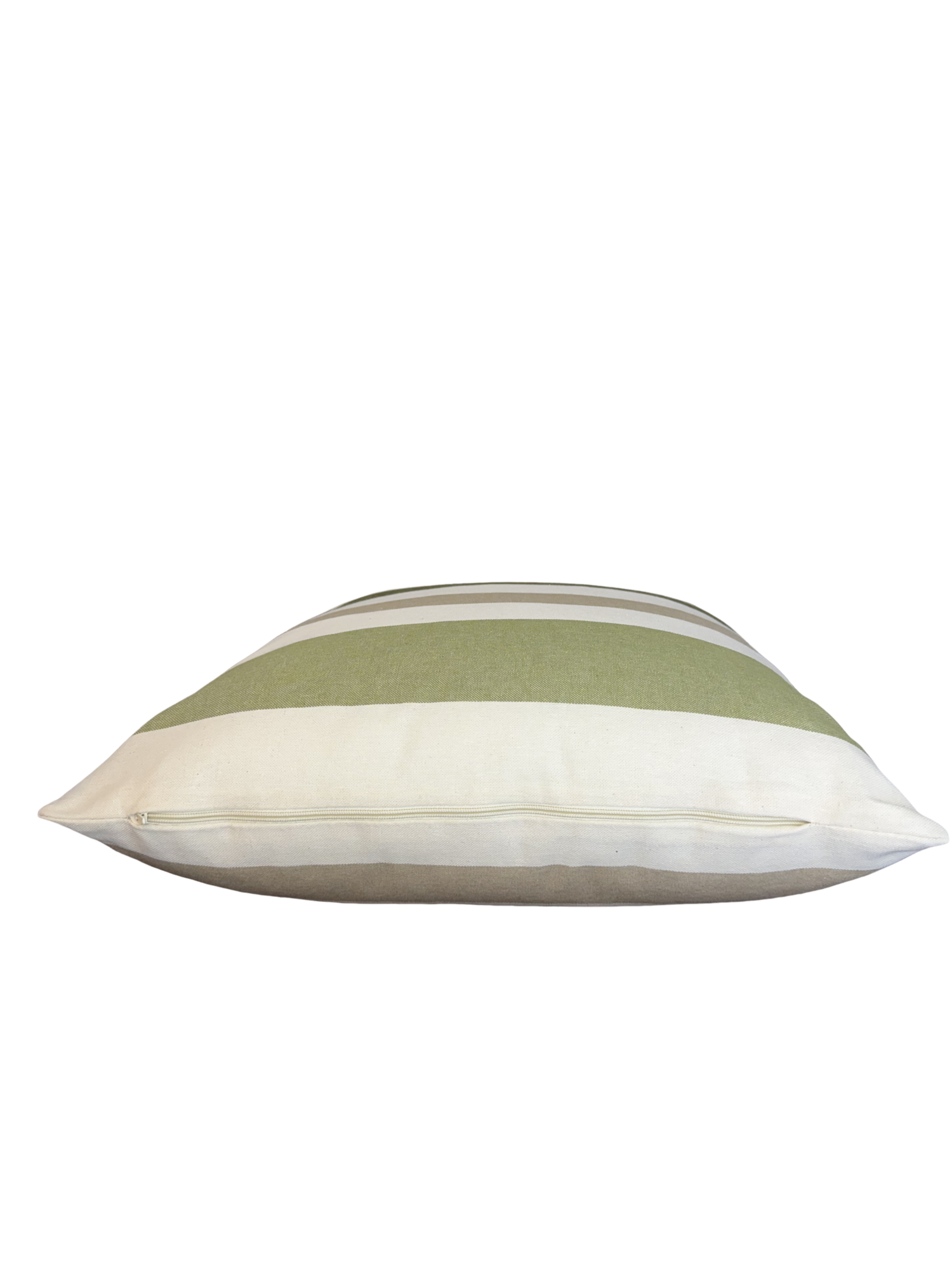 Cuscino Decorativo a Righe nei Toni Naturali (60x60 cm) - immagine 2
