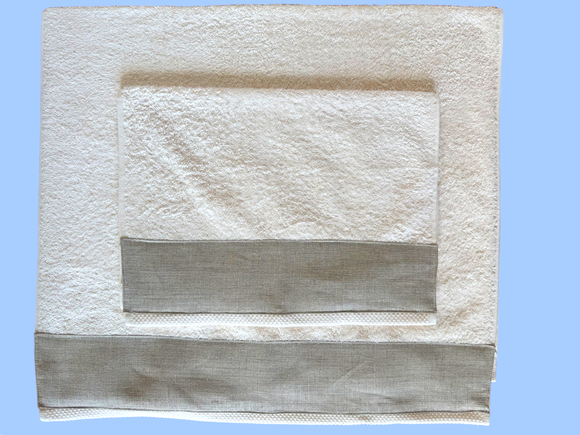 Coppia in Spugna "Bianco" - immagine 2